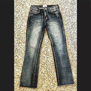 EVIDNT Los Angeles Mid-Rise Straight Ankle Jeans